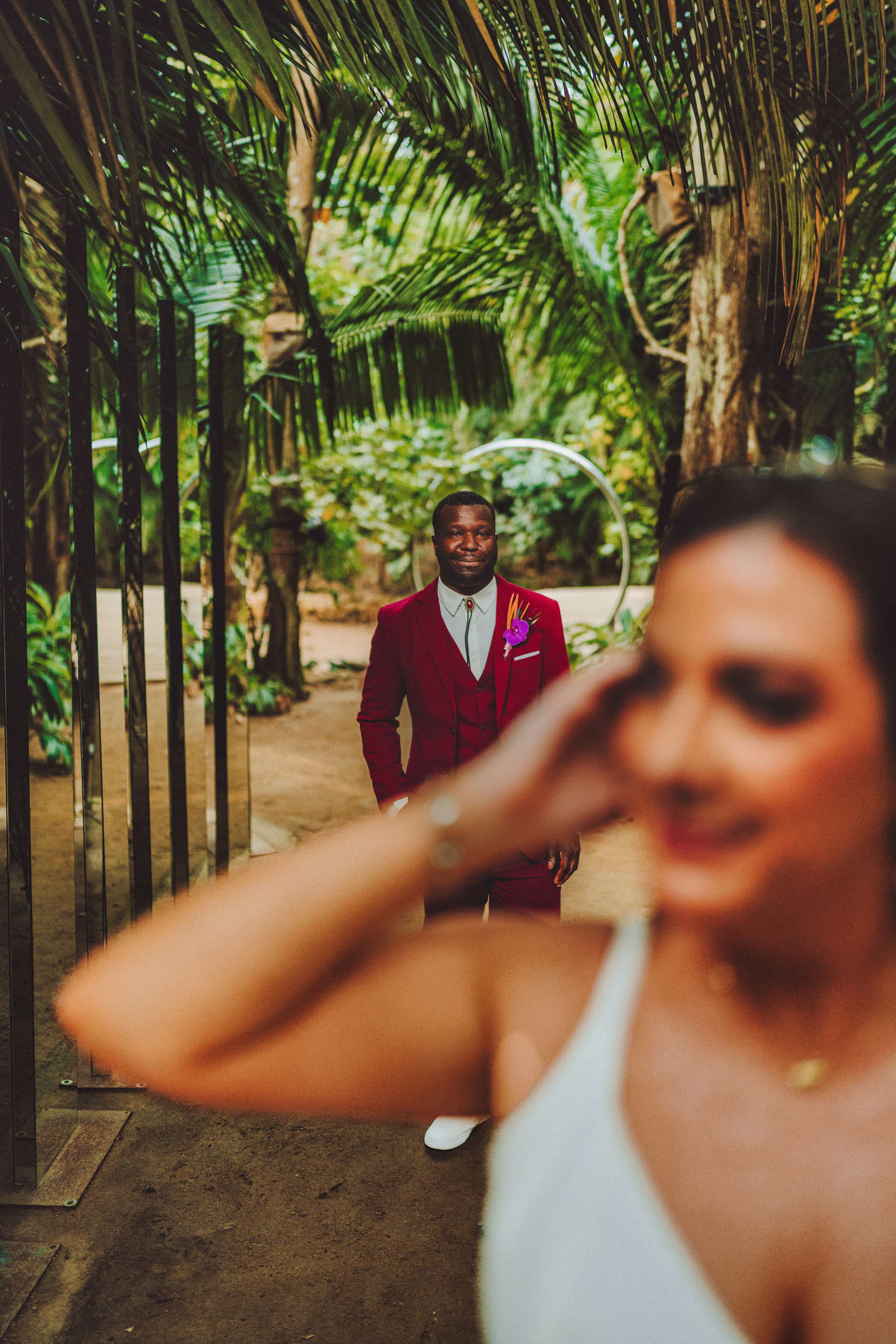 First dance at a destination wedding
